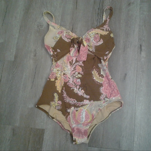 Atlantique One Piece Bathing Suit Underwire - Picture 1 of 8